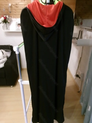 rot - schwarzer Umhang für Fasching  Bild 2