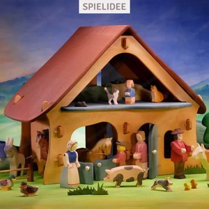 Bauernhaus, ÖKO Holzspielzeug  Bild 2