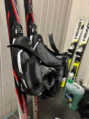 Langlauf Ski 160cm mit Bindung und Schuhen Größe 37