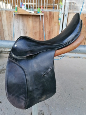 Röösli Dressursattel, gebraucht, neu gepolstert Bild 5