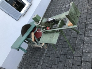 Holzspalter und Kreissäge mit Wippfunktion für Brennholz  Bild 14