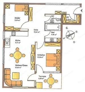 Sehr schöne 3- Zimmer Wohnung in Frastanz, Beim Adler 3, TOP5  Bild 4