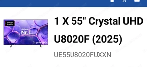 TV Samsung  55 Zoll  neu original verpackt  Bild 2