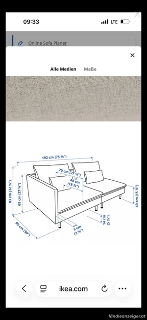Couch ikea Söderhamn ( kaum benutzt) Bild 3