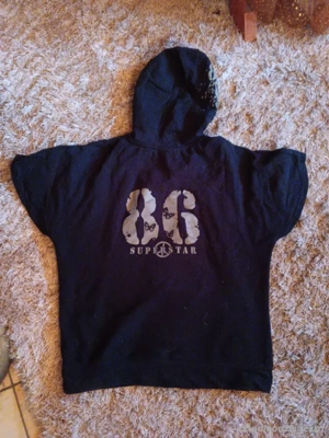 Hoody Kurzarm 38 schwarz  Bild 2