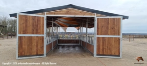 Heuraufe & Futterraufe und Offenstall | Weidehütte kaufen Top - Angebot prüfen Bild 7