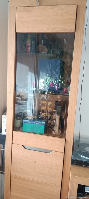 Wohnzimmer Einrichtung Eiche Vollholz-Furnier  Bild 5