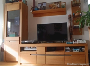 Wohnzimmer Einrichtung Eiche Vollholz-Furnier  Bild 2