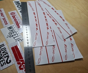 Felgen Aufkleber 17" Rim Sticker Moped Supermoto Motorrad Motocross  Bild 9