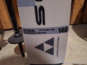 Ski + Skischuhe + Skistöcke Bild 2