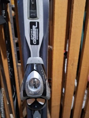 Ski + Skischuhe + Skistöcke Bild 3