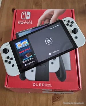 Nintendo Switch OLED Weiß, Inkl. Zubehörpaket, Animal Crossing
