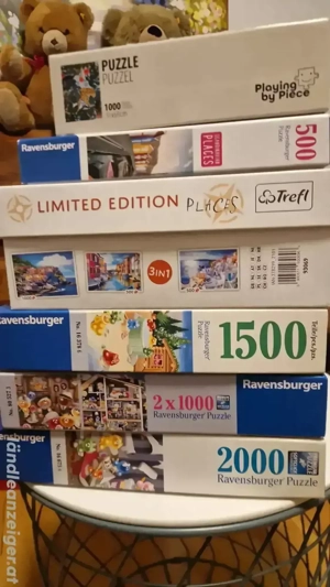 versch. Puzzles gem. Fotos