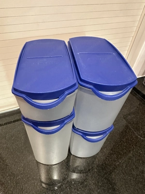 4er-Set Modular Vorratsbehälter TUPPERWARE - neuwertig Bild 2