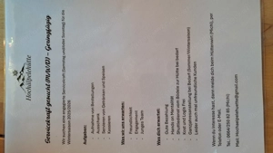 Servicekraft geringfügig oder mehr gesucht