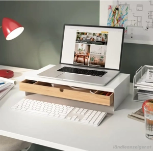 Bildschirmerhöhung - Schreibtischorganizer Bild 4