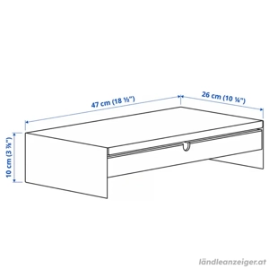 Bildschirmerhöhung - Schreibtischorganizer