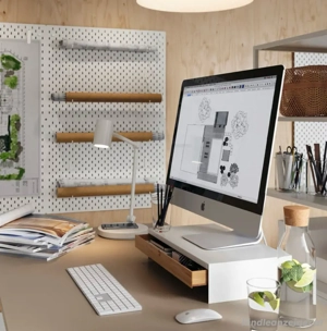 Bildschirmerhöhung - Schreibtischorganizer Bild 5