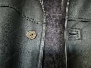 Lammfell Herren Lederjacke Kurzmantel  Bild 3