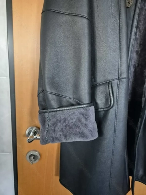 Lammfell Herren Lederjacke Kurzmantel  Bild 10