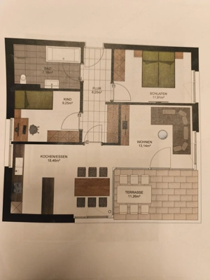 Schöne 3-Zimmer-Wohnung ab 01.02.2026 zu vermieten Bild 2