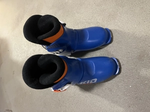 Schischuhe 22.5 blau orange Bild 2