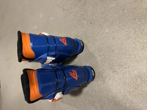 Schischuhe 22.5 blau orange Bild 5
