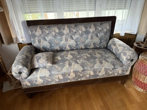 Jugendstil Sitzbank mit Kissen