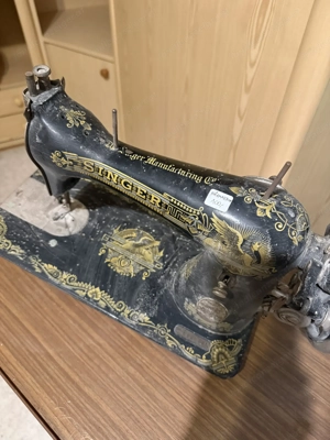 Antike Singer Nähmaschine Bild 2