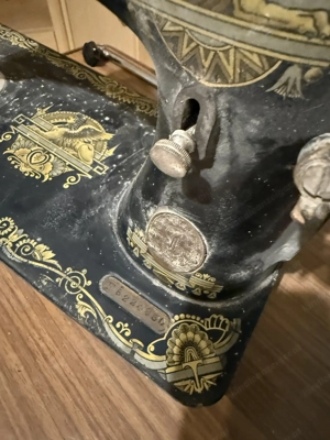 Antike Singer Nähmaschine Bild 3