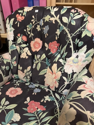 Antikes Chaise Lounge & Einzelsessel Bild 2