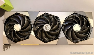 MSI GeForce RTX  4090 SUPRIM X 24G. Neuwertig OVP komplet  Bild 3