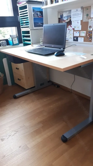 Büroschreibtisch 120 x 80 cm Bild 2