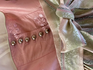 Dirndl Gr. 34, rosa-grün