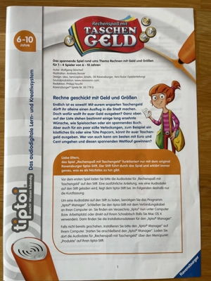 Tiptoi Lernspiel Taschengeld unbespielt Bild 3
