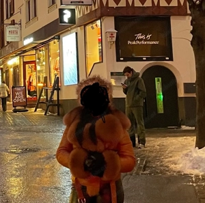 Schöne hochwertige Jacke zu verkaufen   Echtes Fell & echtes Leder Bild 3