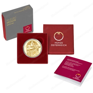 50 Euro Goldmünze - Klimt und seine Frauen - Medizin - 2015