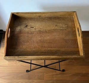 Wunderschöner Beistelltisch, vielseitig verwendbar - auch als Tablett Bild 3