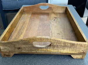 Wunderschöner Beistelltisch, vielseitig verwendbar - auch als Tablett Bild 6