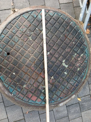Kanaldeckel Guss mit Ring