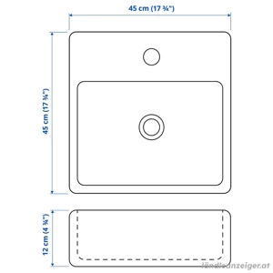 IKEA Törnkvist Waschbecken   Neu Bild 3