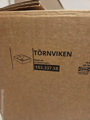 IKEA Törnkvist Waschbecken   Neu Bild 4