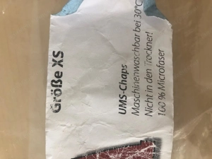 Beige Turnier Chaps Bild 2