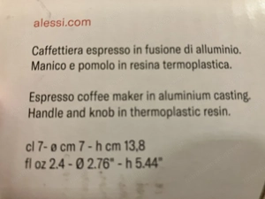Alessi Espresso Coffee Maker Bild 2