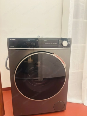 Neue Sharp washing machine(nur 1 monat alt) Es-Nfh714cana 7 kg 1400 rpm Gray  E-C Bild 2