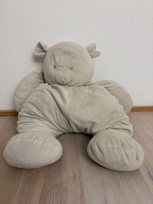 Wickelauflage, Babydecke, Kuschelbär, Nachtlich Bild 2