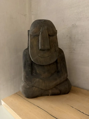 Deko-Figuren, Holz, Stein, Moai, Osterinsel