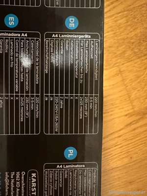 Laminiergerät Bild 2