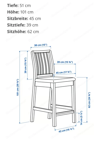 Barhocker  4 Stk. Bild 2