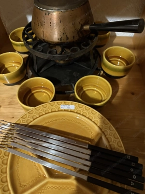 Vintage Fondue-Set aus den 70ern